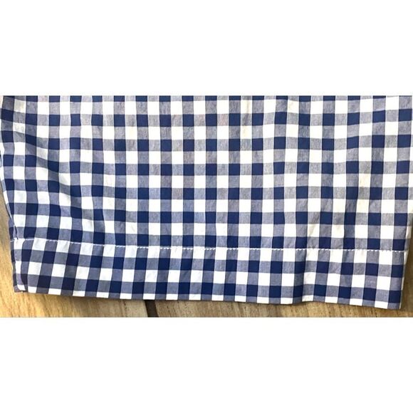VTG Polo Ralph Lauren Gingham Shorts Blue & White Check Men's 34 100% Cotton - Picture 6 of 10